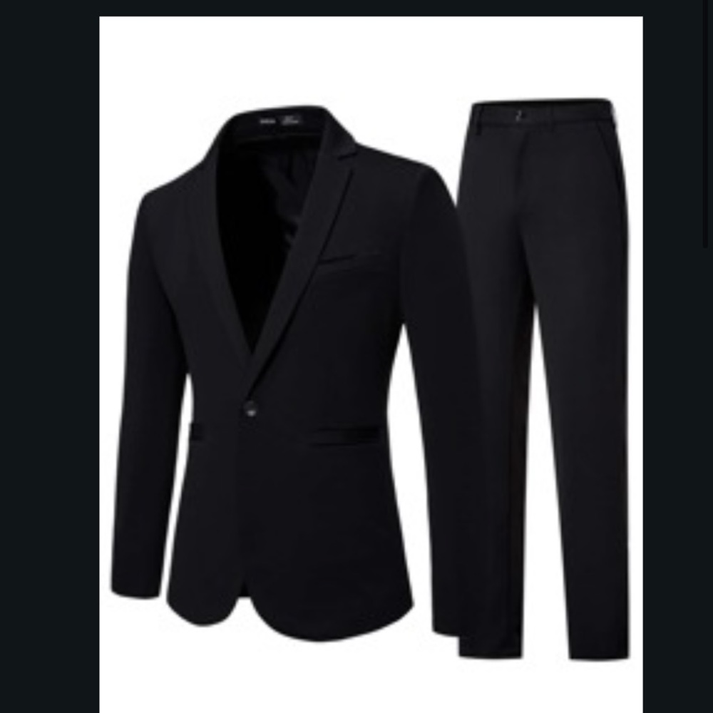 All black suit size small from SHEIN never worn only tried on
